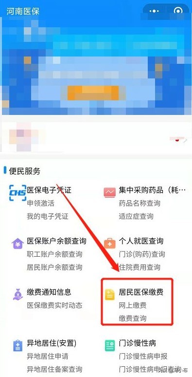 微信上如何交新农合作医疗费-2
